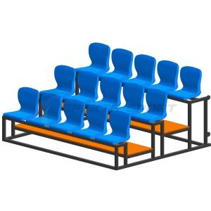 Купить Трибуна мобильная 3 ряда сиденья пластиковые на 15 мест в Ардатове 