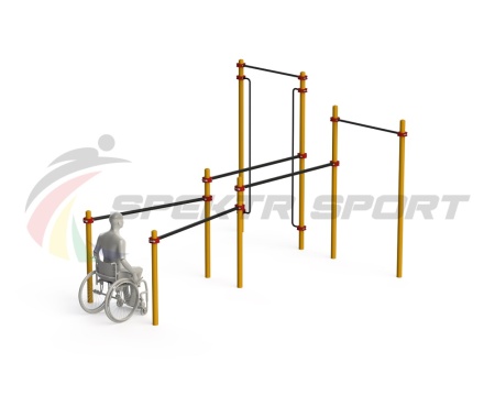 Купить Спортивный комплекс для инвалидов-колясочников WRK-D19_76mm в Ардатове 