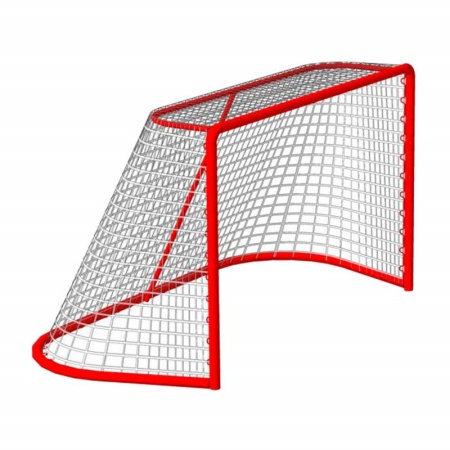 Купить Сетка хоккейная на ворота 1,22мх1,83мх0,5мх1,15м, нить 3,5 мм, узловая в Ардатове 