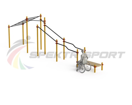 Купить Спортивный комплекс для инвалидов-колясочников WRK-D22_76mm в Ардатове 