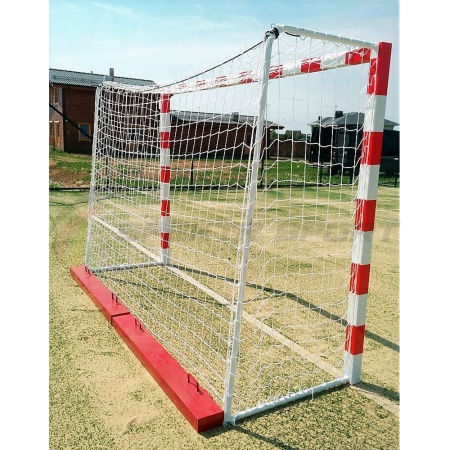 Купить Ворота мини-футбольные без сетки 2х3х1 м. (добровольный серт.) с накидным противовесом 25 кг в Ардатове 